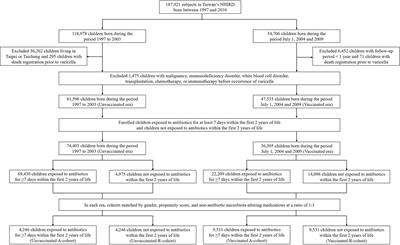 Early-Life Antibiotic Exposure Associated With Varicella Occurrence and Breakthrough Infections: Evidence From Nationwide Pre-Vaccination and Post-Vaccination Cohorts